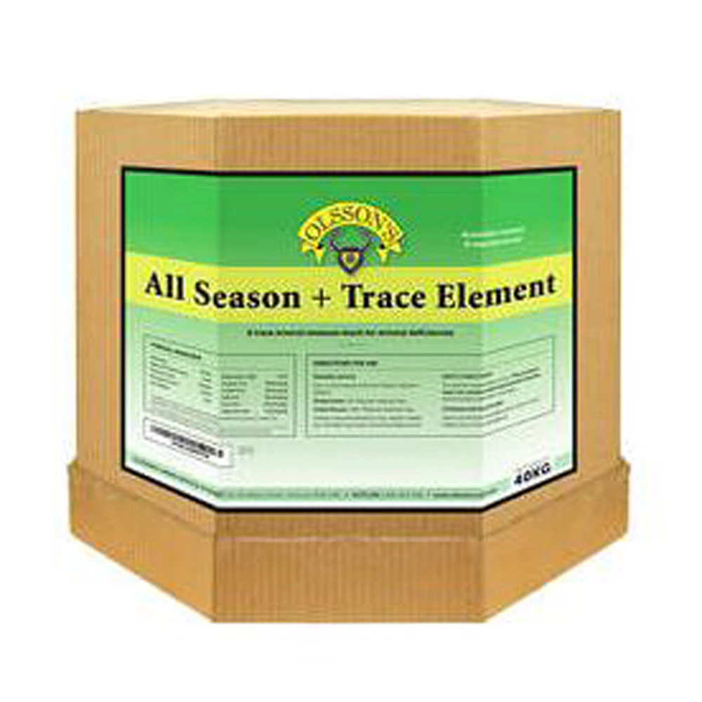 Olsson All Seasons + Trace Element Salt Lick Livestock Feed Supplement 15kg