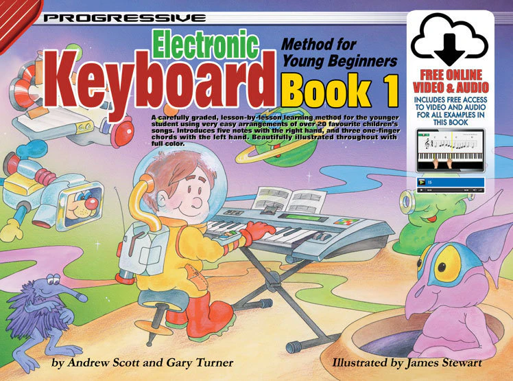 Progressive Keyboard Book 1 For Young Beginners Book/Online Video And Audio Book