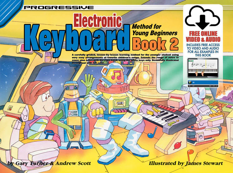 Progressive Keyboard Book 2 For Young Beginners Book/Online Video And Audio Book