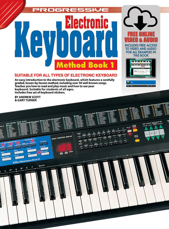 Progressive Keyboard Method 1 Book/Online Video And Audio Book