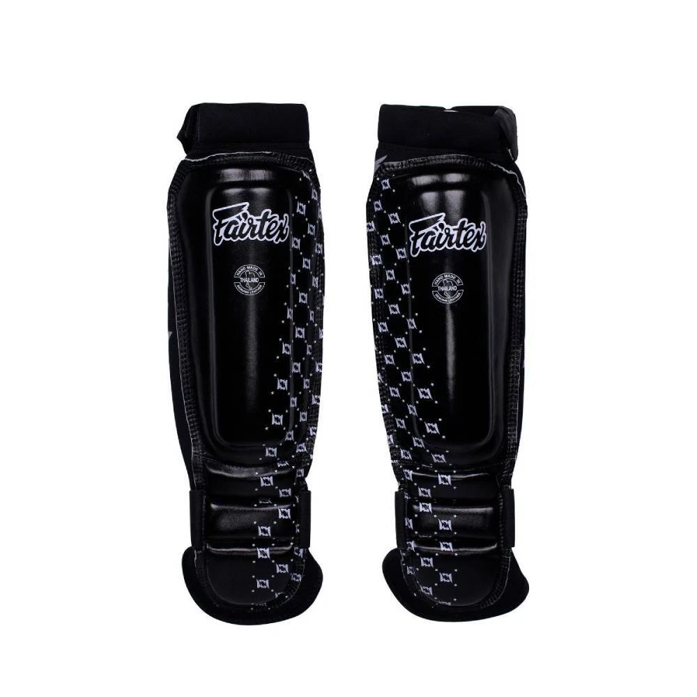 [Free Shipping]FAIRTEX-Neoprene Shin Guards Muay Thai MMA Instep Protector - Black