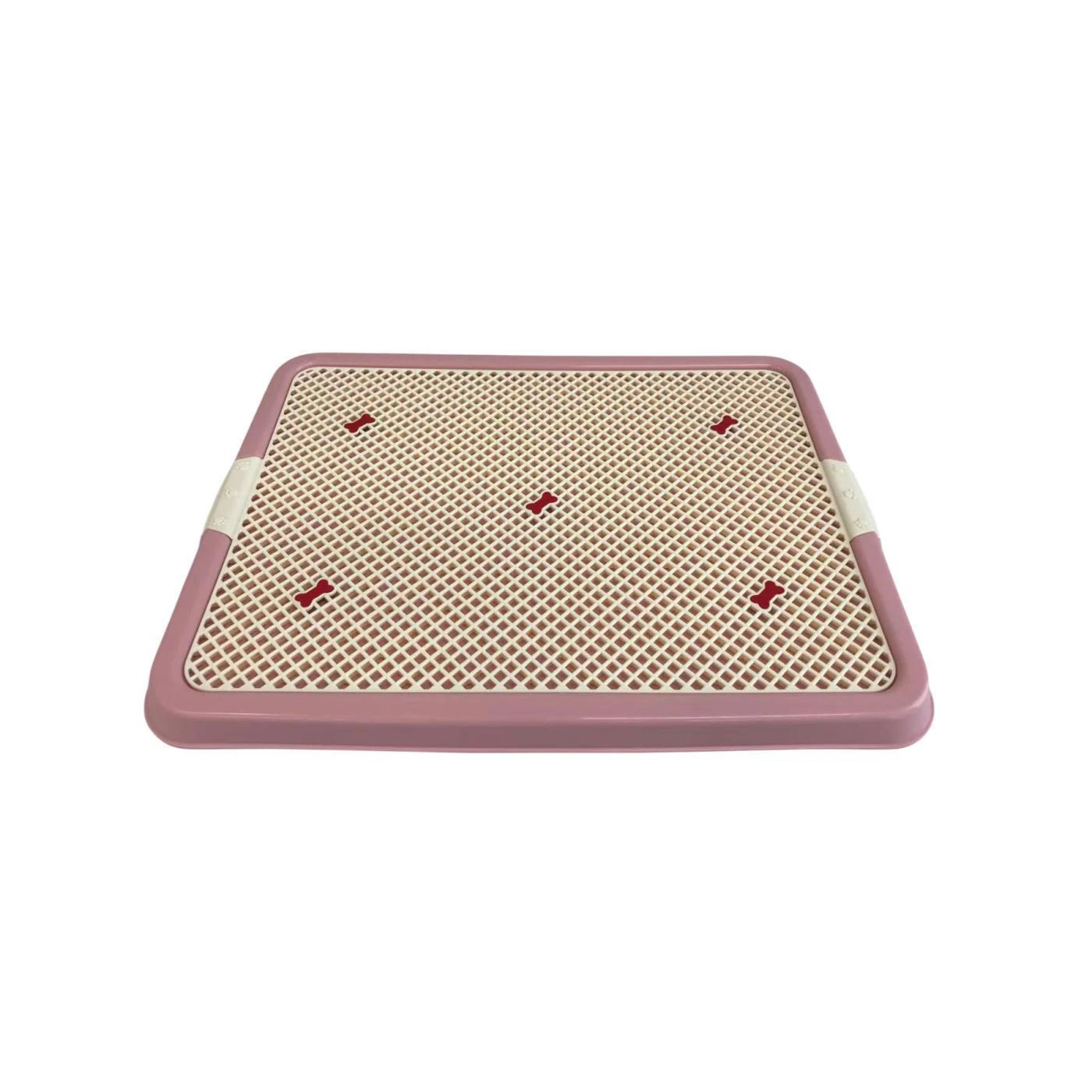 YES4PETS Large Portable Dog Potty Training Tray Pet Puppy Toilet Trays Loo Pad Mat Pink