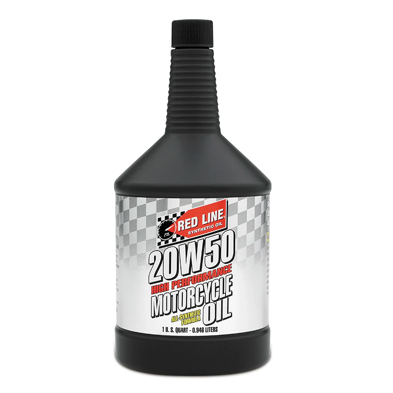 Red Line Oil 20W50 Motorcycle Oil 1 Quart Bottle 946ml