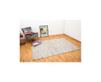 Dasha Grey Polyester Rug