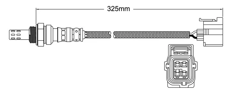 Pre-Cat right oxygen sensor for Chrysler 300 ERB 6-Cyl 3.6 1/12-10/17