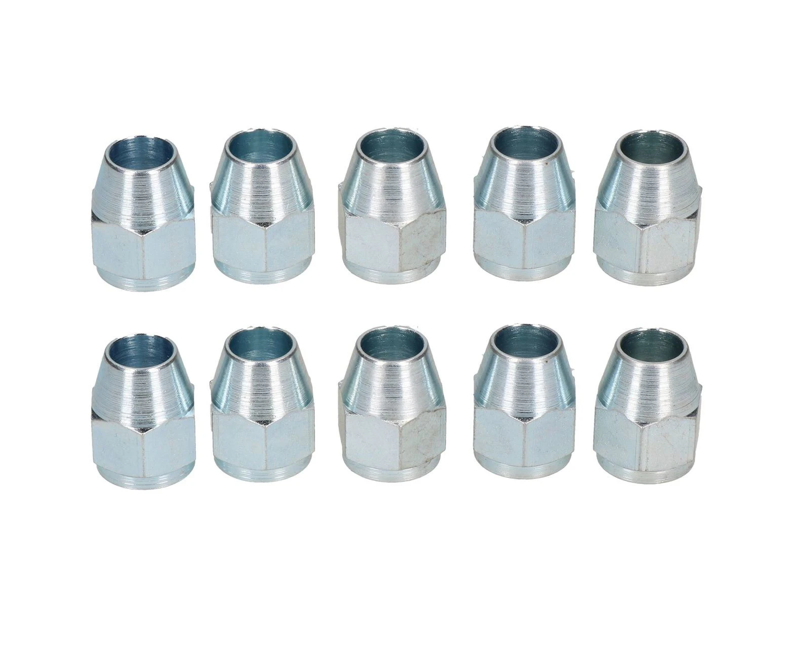 AB Tools Steel Female Brake Pipe Union Fittings 3/4" x 16 UNF for 1/2" Brake Pipe 10pc