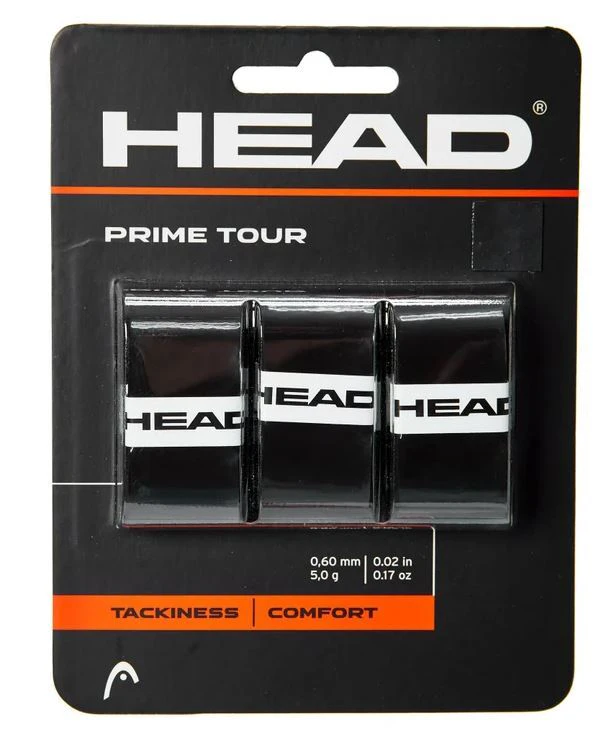 Head Prime Tour Overgrip [Assorted Colours] [Colour: Black]