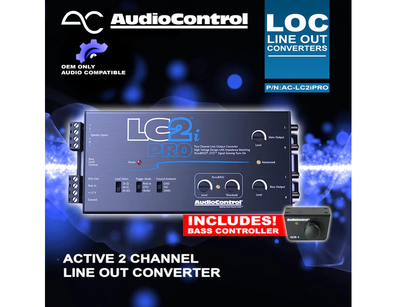 AudioControl LC2i PRO Active Line Out Converter