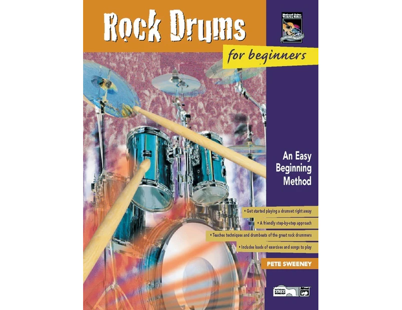 Rock Drums For Beginners Book/CD