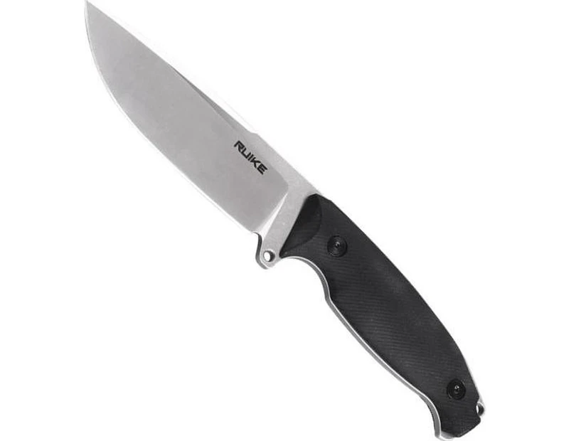 Ruike Knives Jager Fixed Blade Knife | Black / Silver