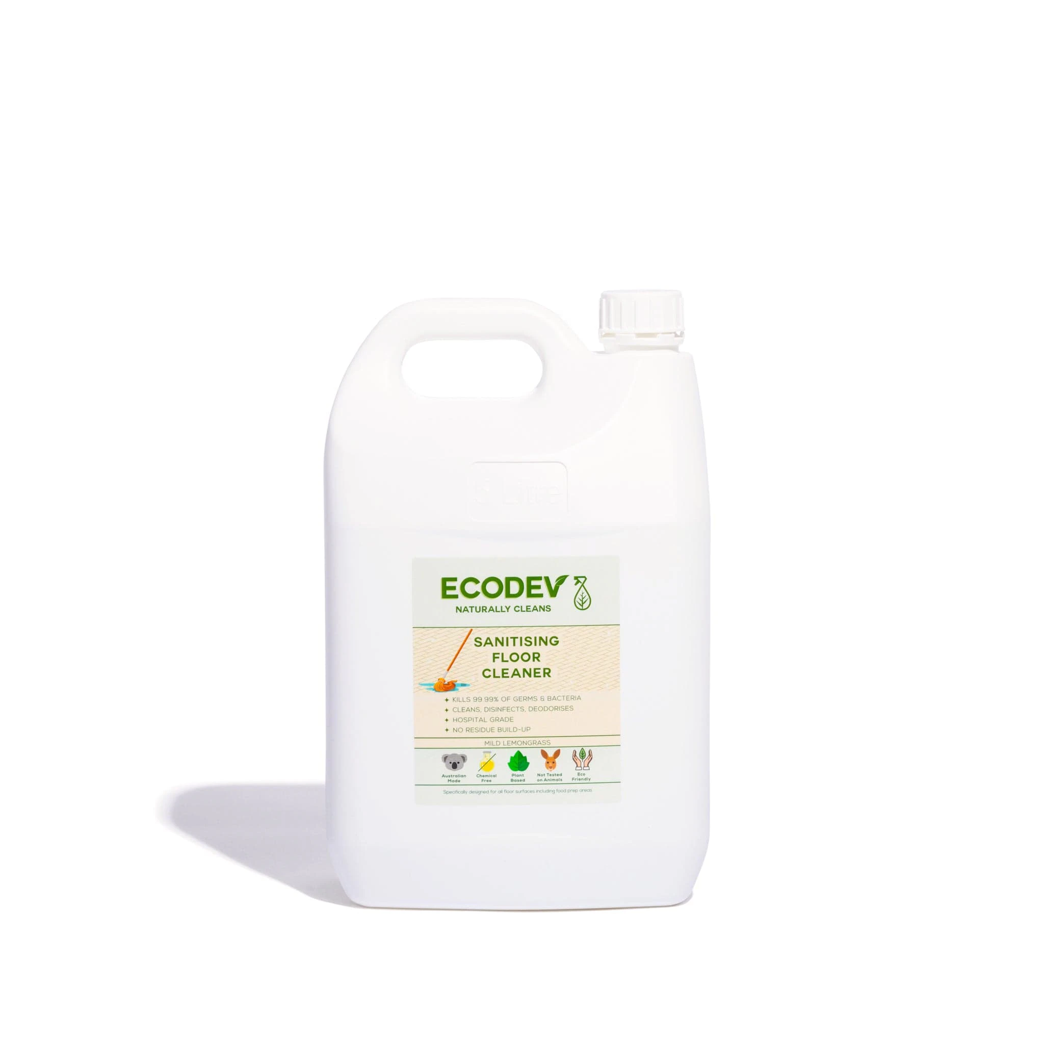 Ecodev Sanitising Floor Cleaner 5 Litres