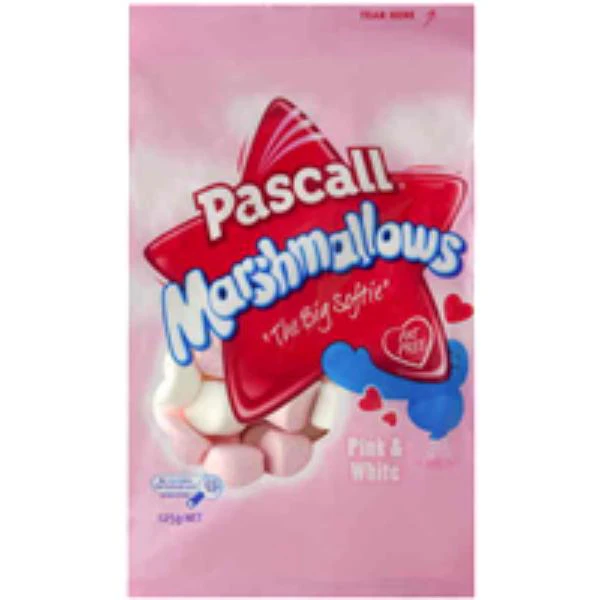 1.5Kg Marshmallows Pink Raspberry & Vanilla 12 X 125G