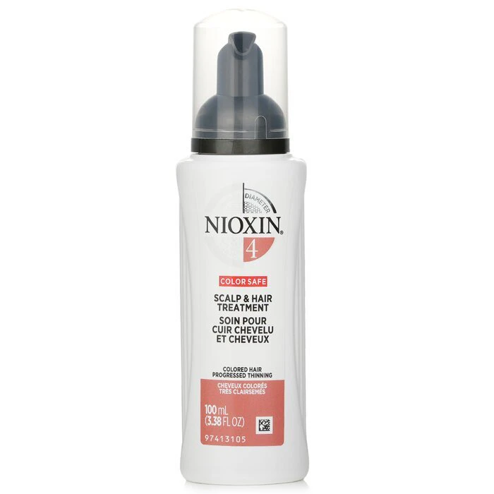 Nioxin Diameter System 4 Scalp & Hair Treatment (colored Hair, Progressed Thinning, Color Safe) 100ml/3.38oz