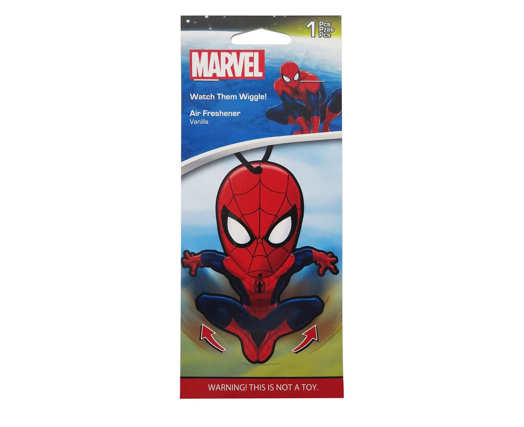 Spider-Man Wiggle Vanilla Air Freshener