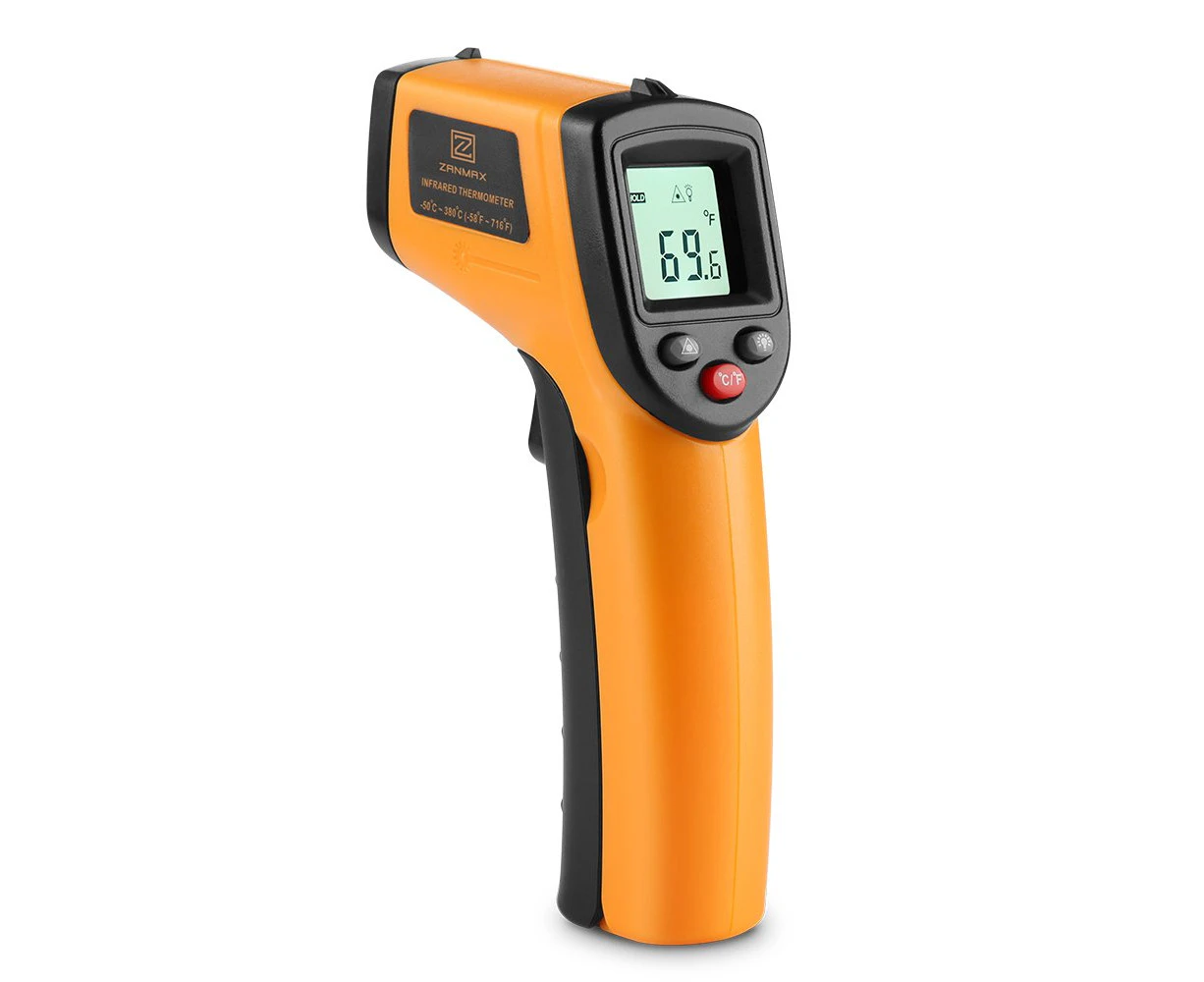 IR Infrared Thermometer， -58℉- 1112℉（-50℃ - 600℃）Non-contact Digital Infrared Thermometer Temperature Gun with LCD Display