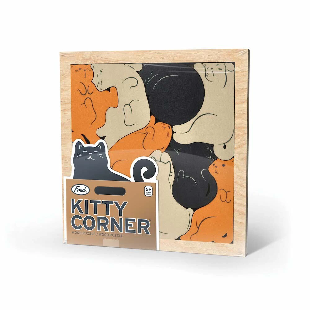 Fred Kitty Corner Wood Puzzle