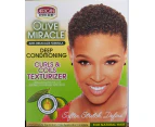 African Pride Olive Miracle Curls & Coils Texturizer Kit