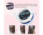 Portable Massage Comb Hair Scalp Massager Shampoo Brush Electric Massage Battery Operated with Vibration