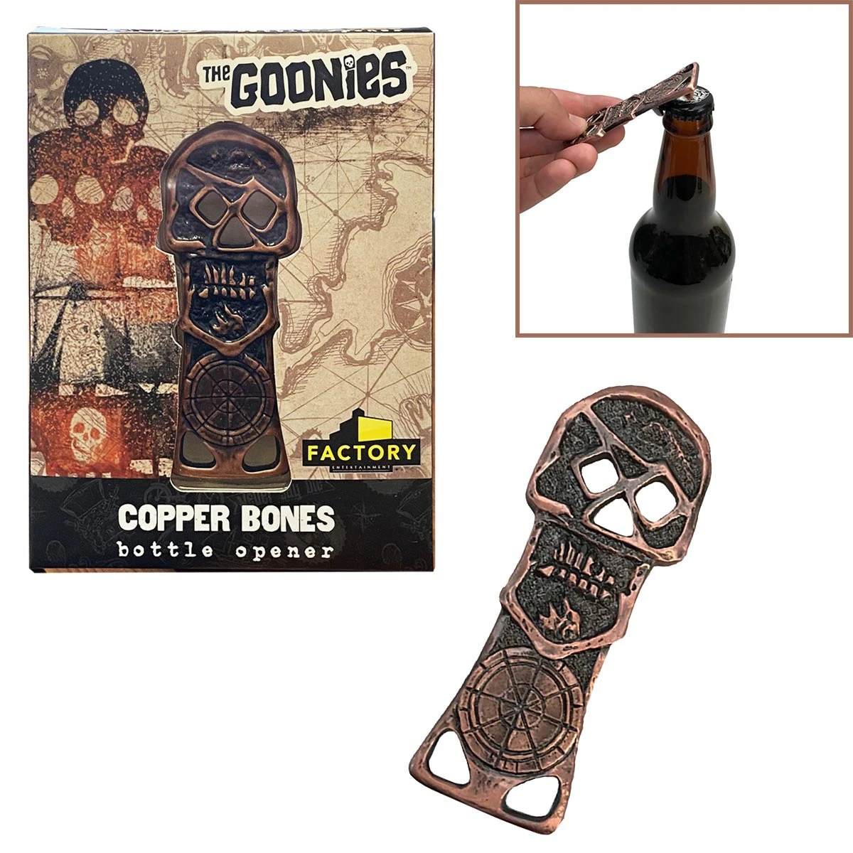 The Goonies - Copper Bones Skeleton Key Bottle Opener