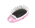 Battery Operated Negative Ion Hair Brush Styling Hair Comb and Scalp Massager - Pink