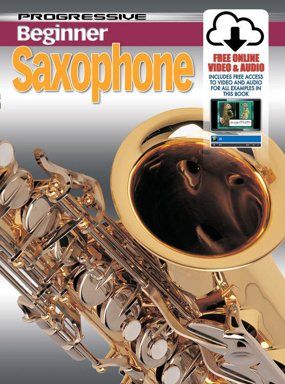 Progressive Beginner Saxophone Book/Online Video And Audio Book