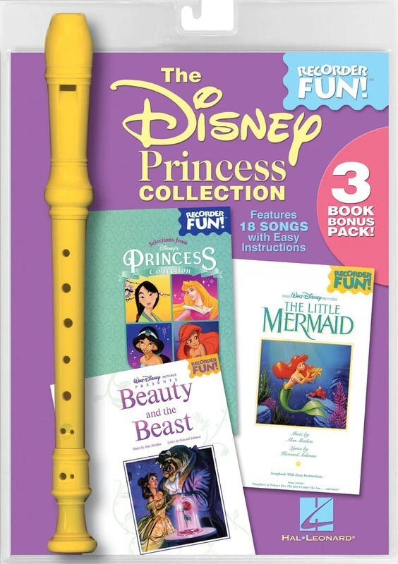 Disney Princess Collection Recorder Fun 3Book/Rec (Package)