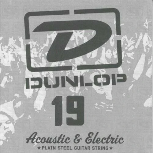 2 x Jim Dunlop DPS019 Single Plain Steel .019 Electric or Acoustic Guitar String