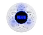 2 in 1 LCD Display Carbon Monoxide & Smoke Combo Detector