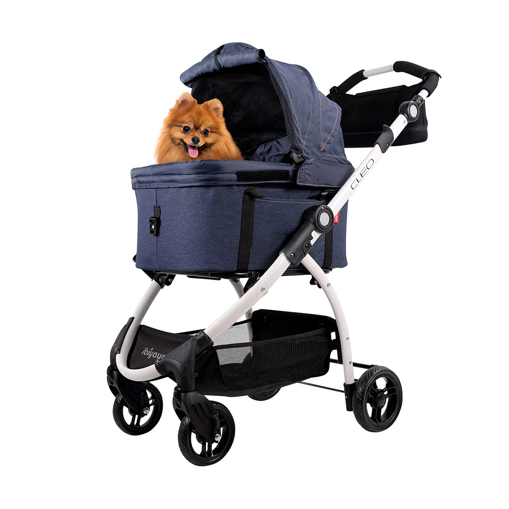 Ibiyaya CLEO Multifunction Pet Stroller & Car Seat Travel System - Blue Jeans