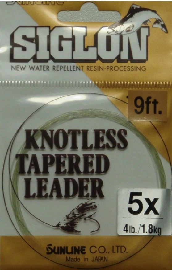 Sunline Siglon 9ft Knotless Tapered Fishing Leader #1x (12lb)