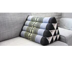 [MANGO TREES] Thai Triangle Pillow Kapok Filled Triangular Backrest Chushion