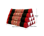 [MANGO TREES] Thai Triangle Pillow Kapok Filled Triangular Backrest Chushion