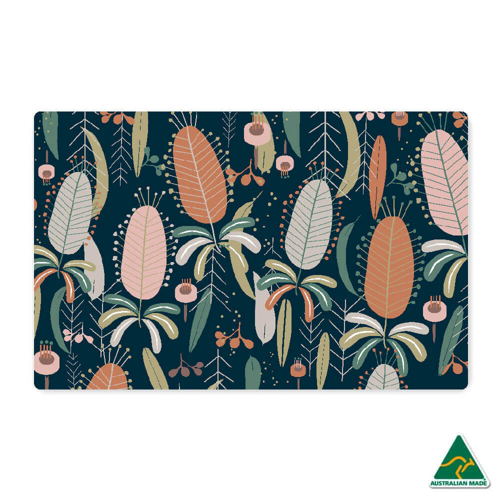 Door mat | Banksia Bloom Recycled Rubber | 45x70cm Rectangle