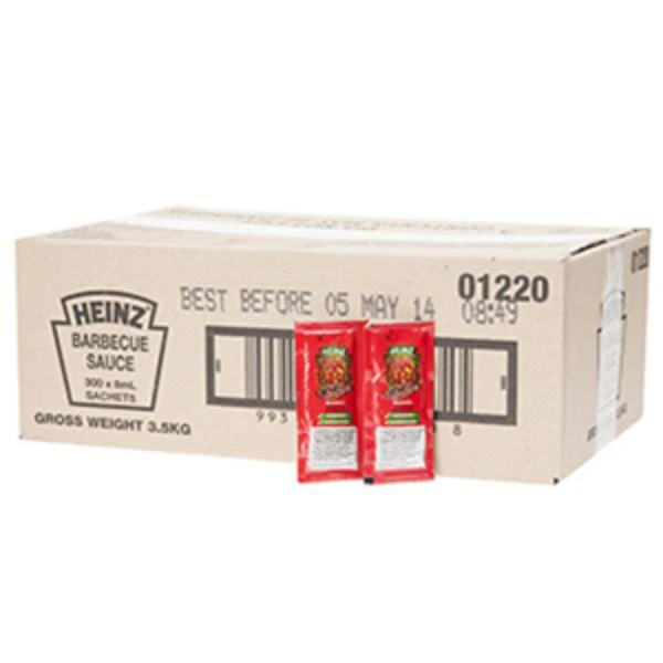 Heinz Bbq Sauce Barbecue 300 X 8Ml