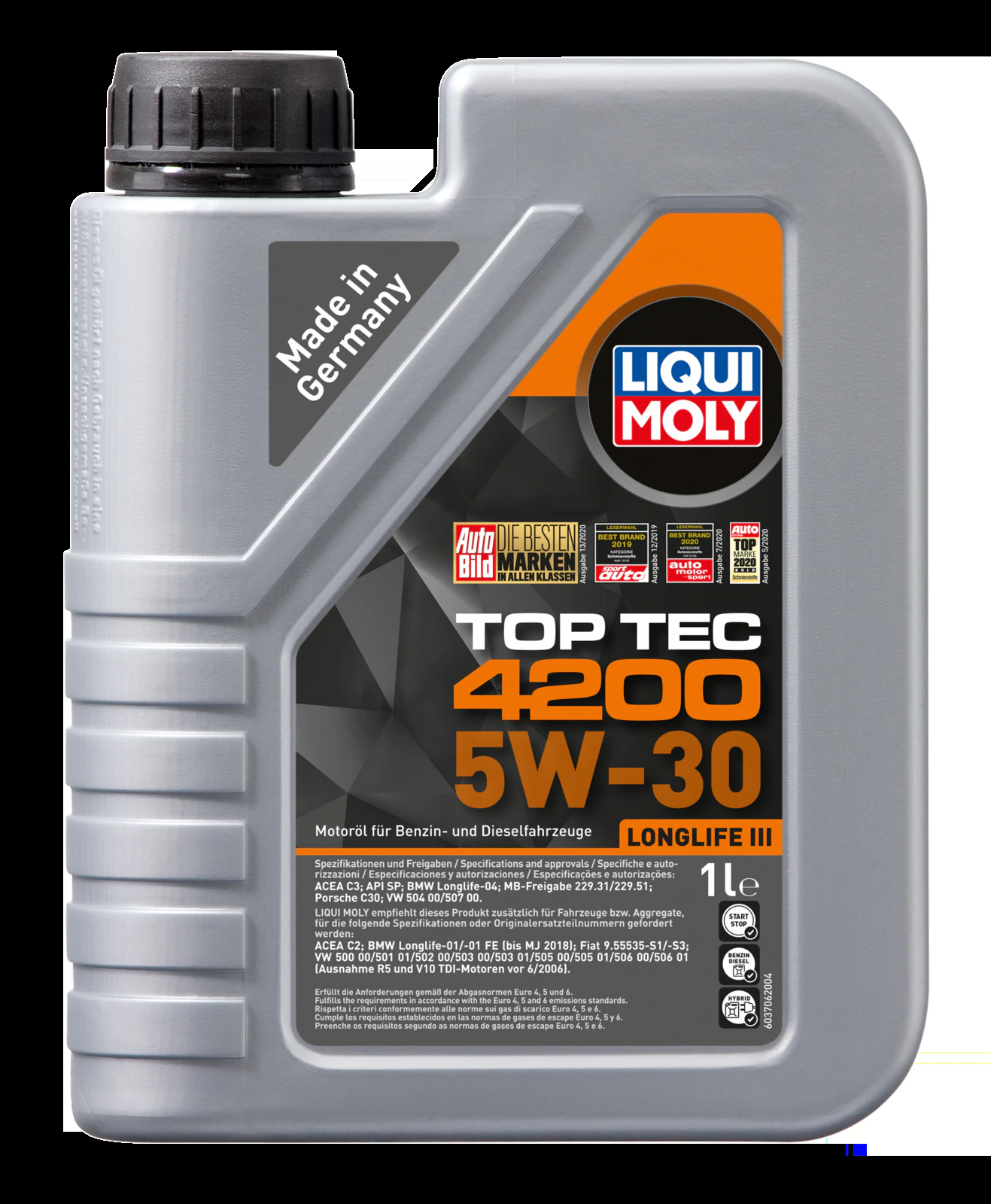 Liqui Moly Top Tec 4200 Engine Oil 1l 5w30 8972