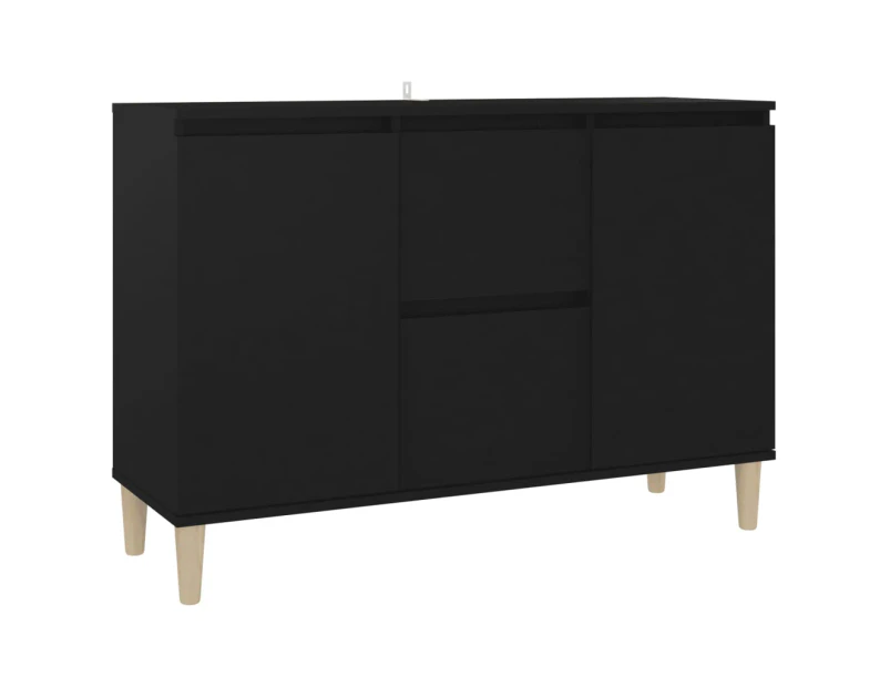 vidaXL Sideboard Black 101x35x70 cm Engineered Wood