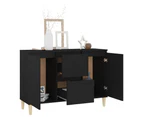 vidaXL Sideboard Black 101x35x70 cm Engineered Wood