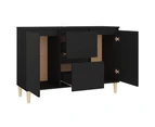 vidaXL Sideboard Black 101x35x70 cm Engineered Wood