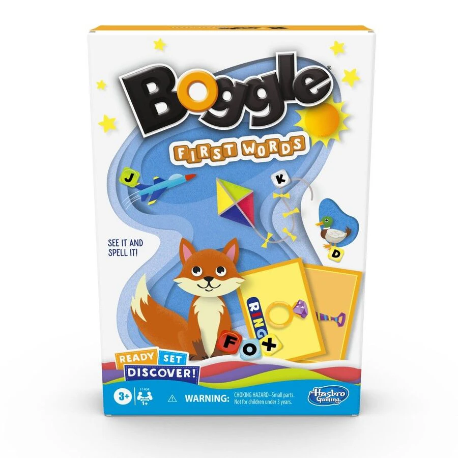 Hasbro Boggle First Words Card Game