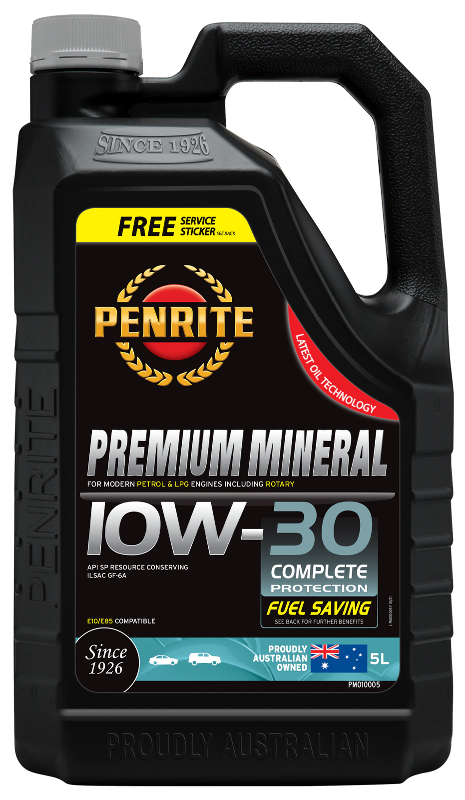 Penrite Premium Mineral Engine Oil 5l 10w30 PMO10005