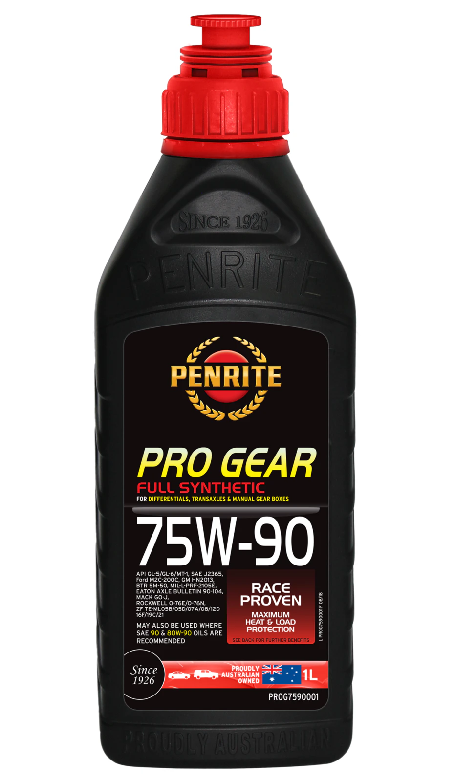 Penrite Pro Gear Full Synthetic Gear Oil  1l 75w90 PROG7590001