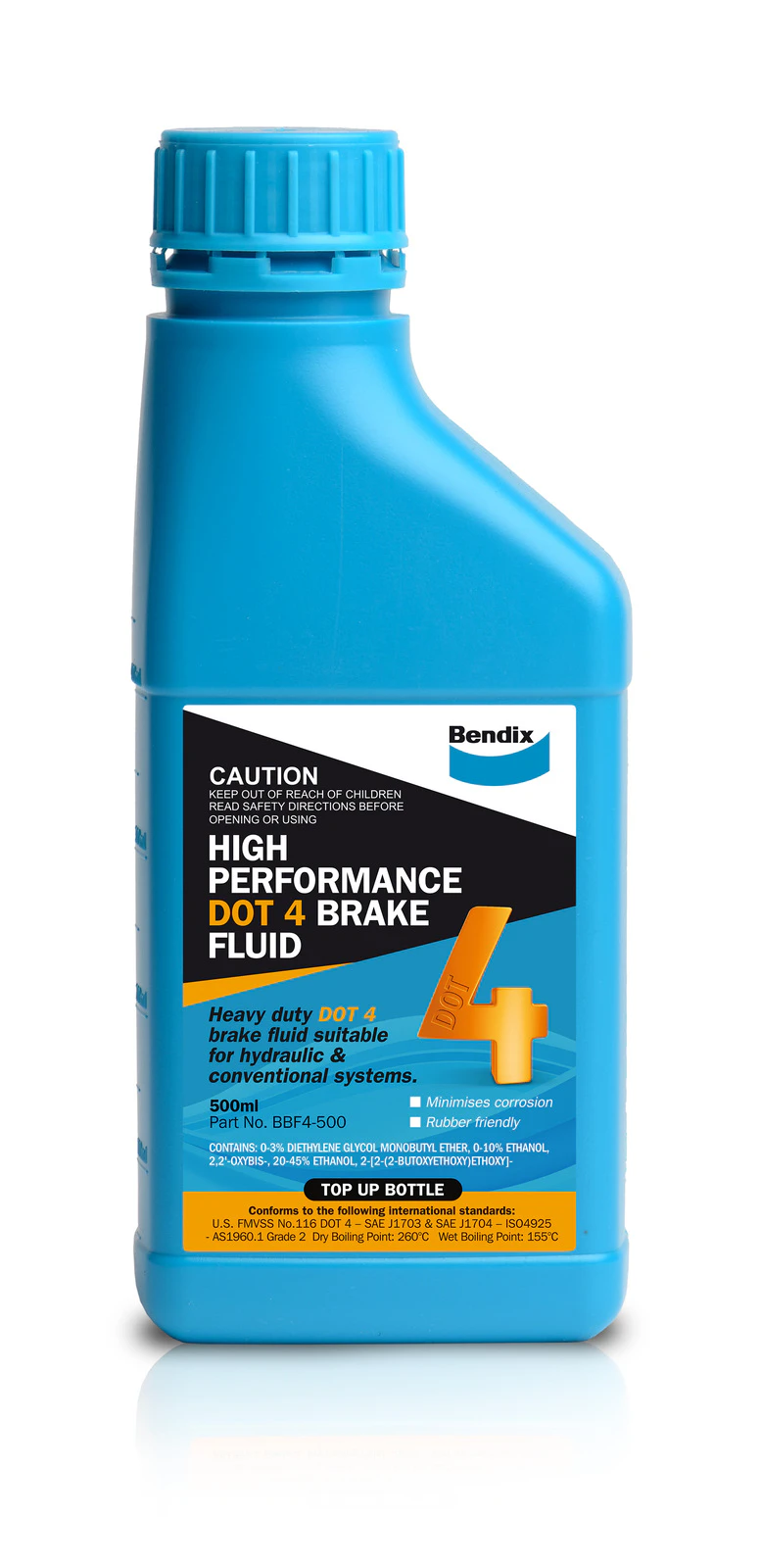 Bendix Brake Fluid Dot 4 500ml 500ml BBF4-500ML