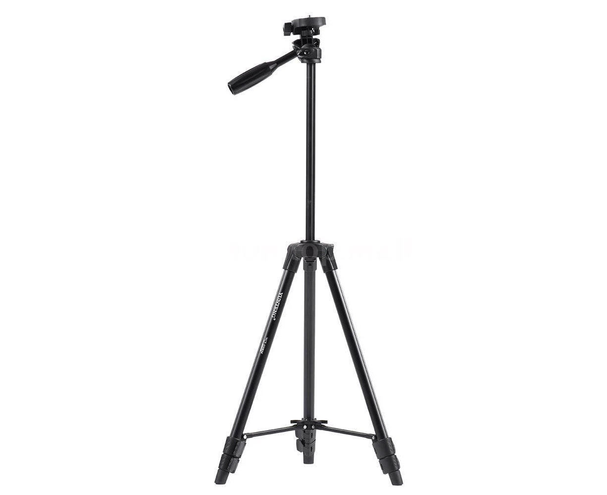 VCT-520 Professional Travel Aluminium Tripod Accessories Stand for Canon Nikon Digital Camera DSLR Actions Cameras Camcorders