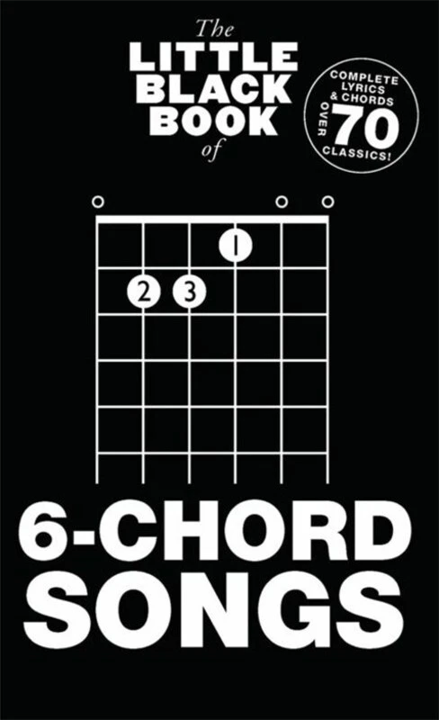 Little Black Book Of 6 Chord Songs (Softcover Book)