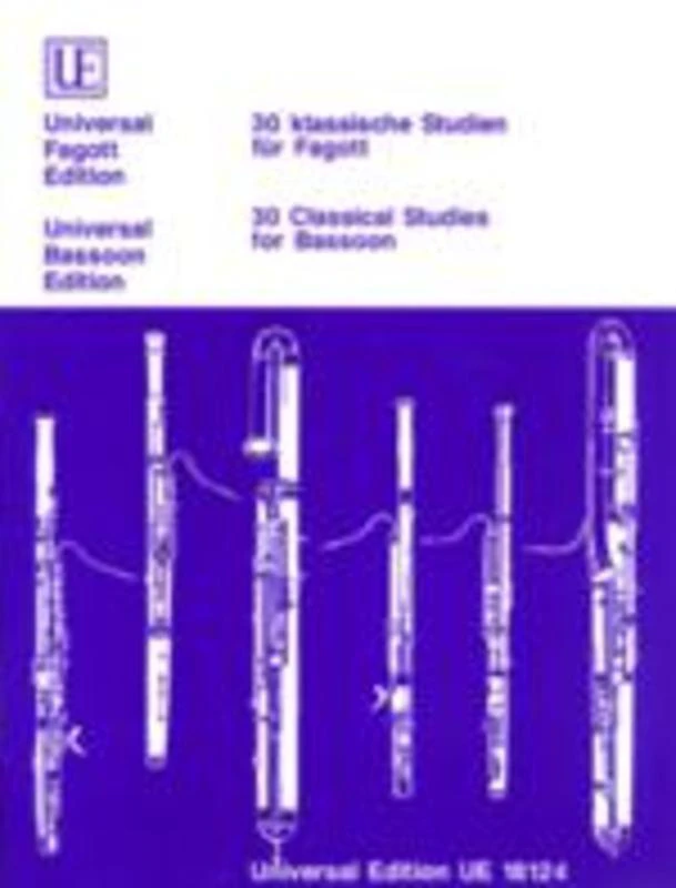 30 Classical Studies For Bassoon (Softcover Book)