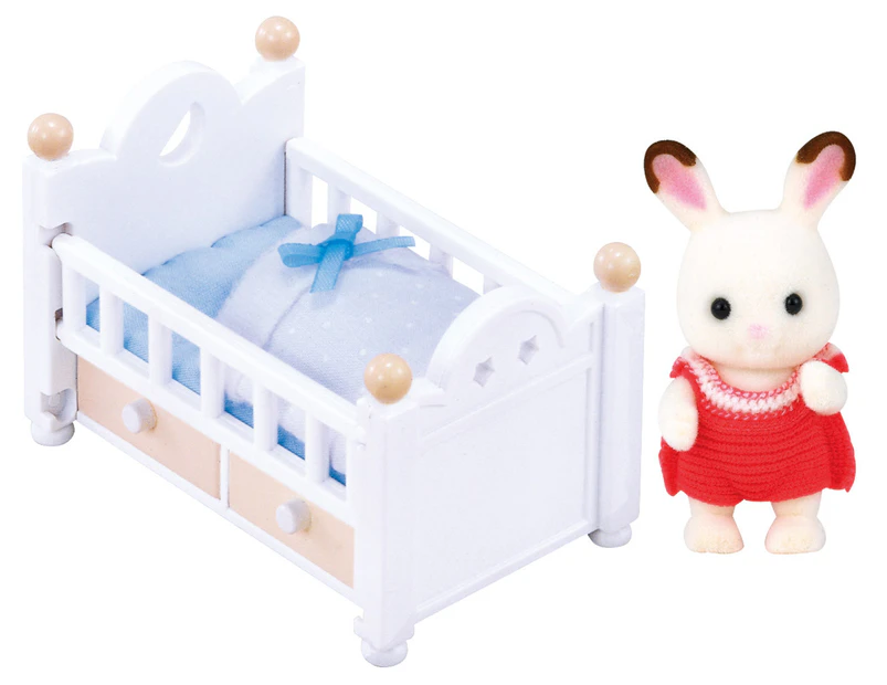 Sylvanian Families Chocolate Rabbit Baby Set