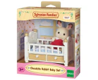 Sylvanian Families Chocolate Rabbit Baby Set