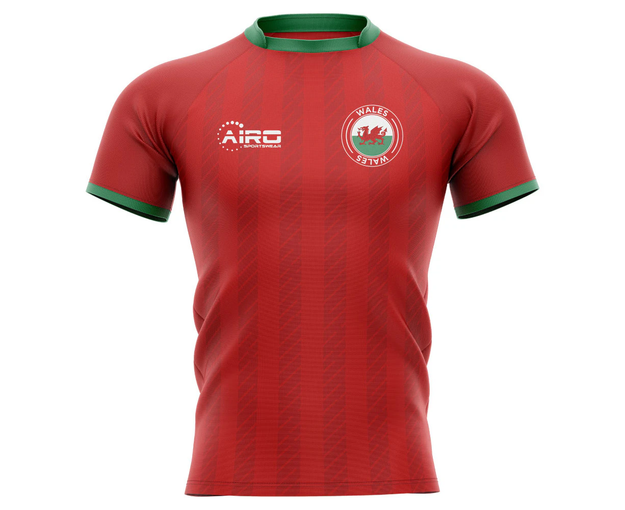 2023-2024 Wales Home Concept Rugby Shirt - Kids