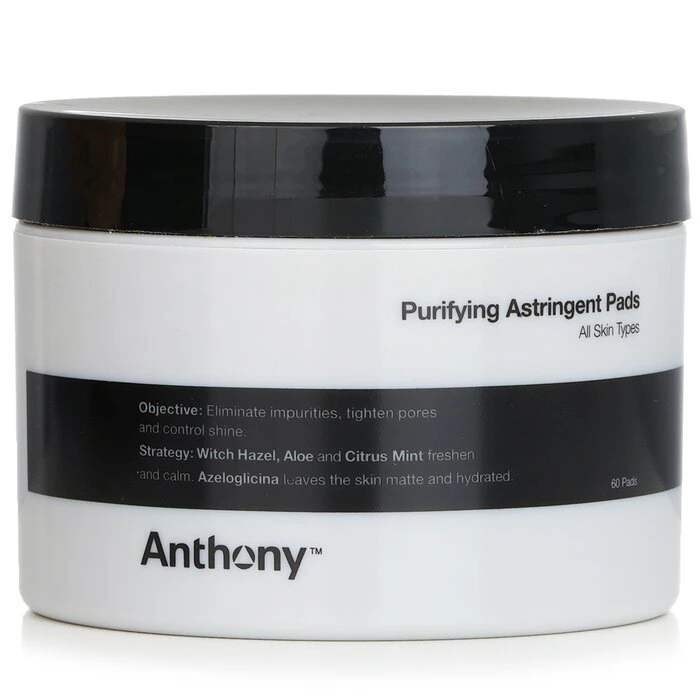 Anthony Logistics For Men Purifying Astringent Pads (for All Skin Types) 60pads