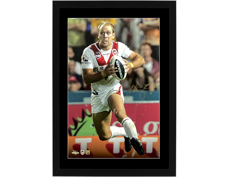 St George Illawarra Dragons - Jason Nightingale Signed & Framed Photograph